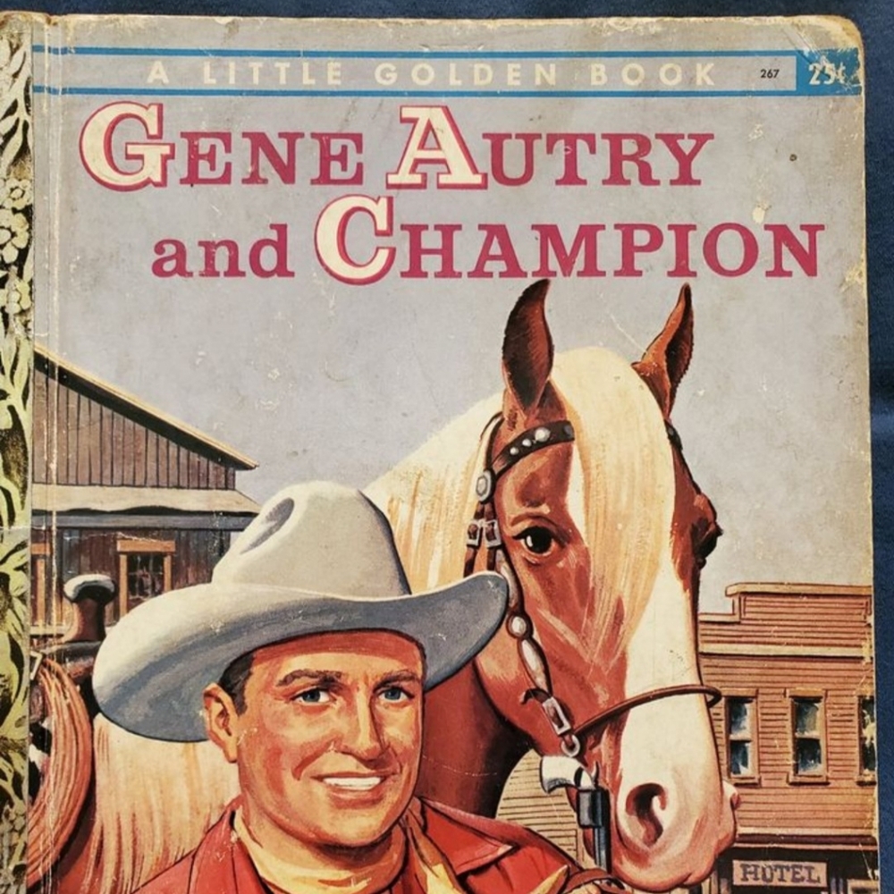1956 Little Golden Book - Gene Autry and Champion
